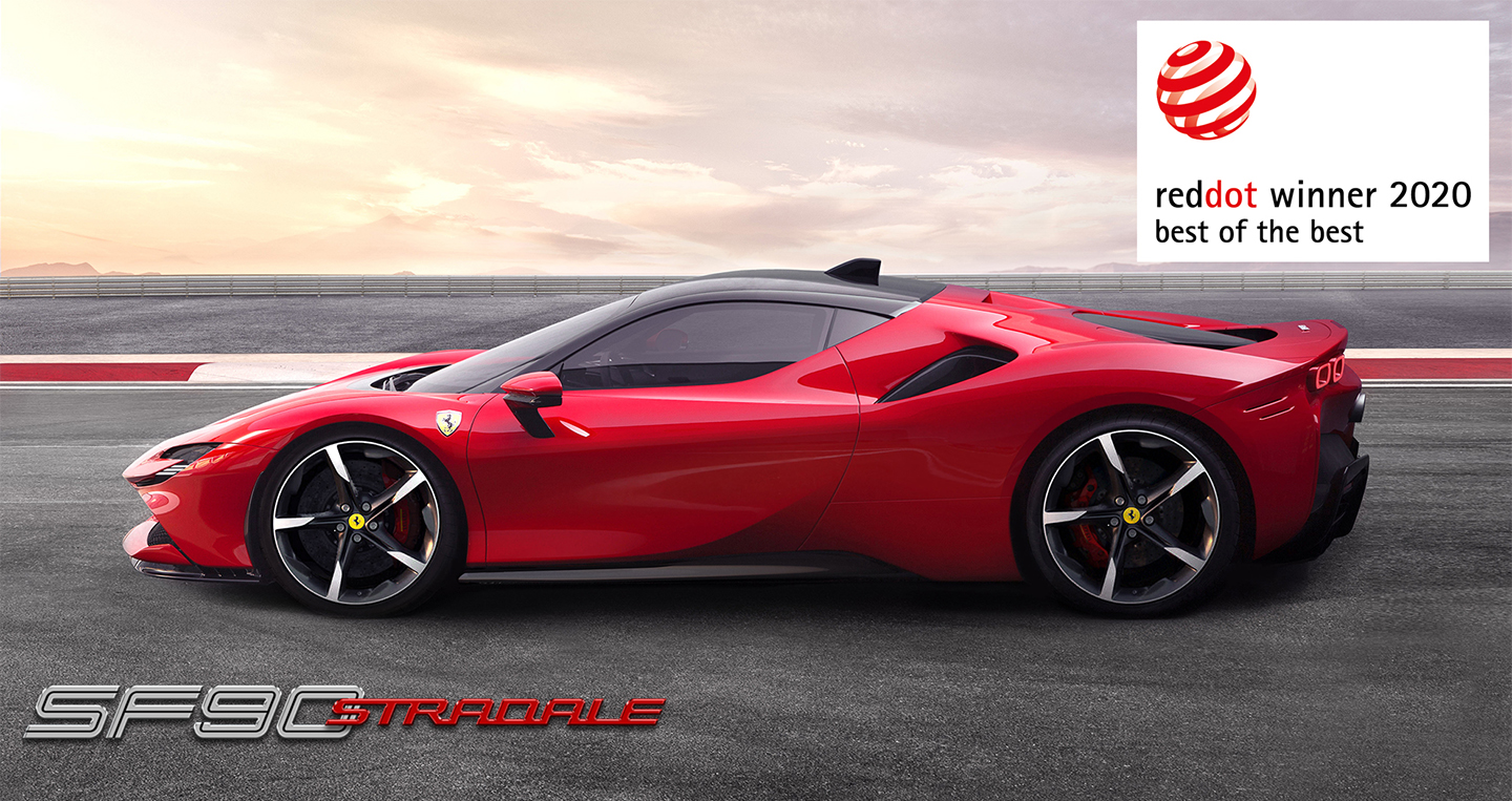 Ferrari giành chiến thắng lớn tại Giải thưởng Red Dot 2020