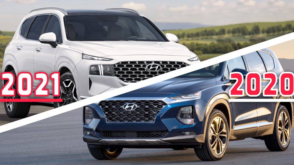 So sánh Hyundai Santa Fe 2021 với phiên bản tiền nhiệm