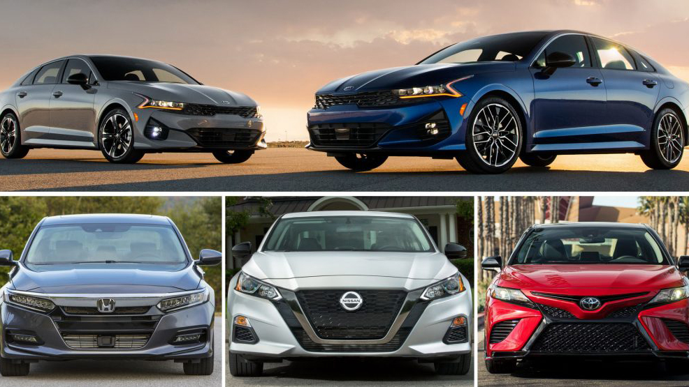 So sánh Kia Optima 2021 với Toyota Camry và Honda Accord
