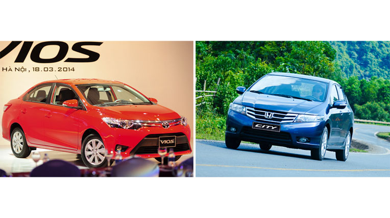 Thu nhập 40 triệu, nên mua Honda City hay Toyota Vios toyota-vios-vs-honda-city.jpg