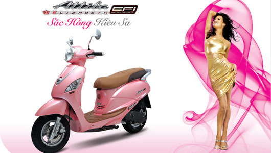 Tên chiếc xe máy bạn đang đi có nghĩa gì? Attila-Elizabeth-mau-hong.jpg
