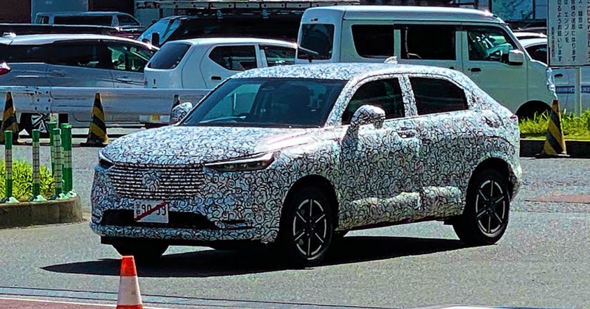 Honda HR-V 2021 lần đầu lộ diện trên đường thử, thiết kế cứng cáp hơn