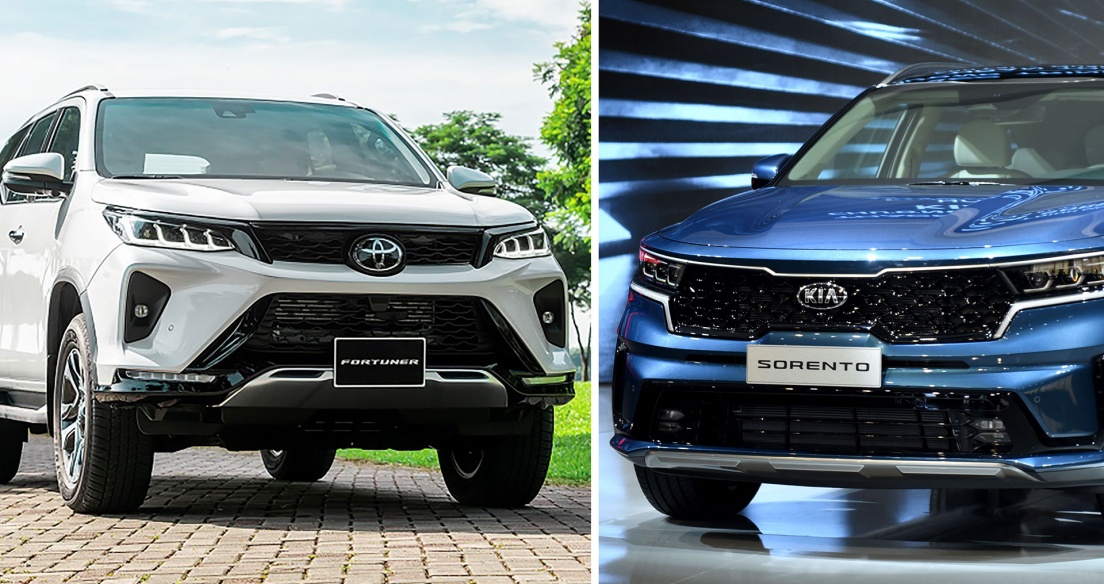 Tầm giá 1,4 tỷ đồng, chọn Toyota Fortuner 2021 hay Kia Sorento 2021?