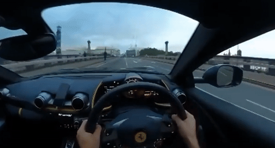 Ferrari 812 SuperFast gặp nạn khi người lái tắt công nghệ kiểm soát lực kéo