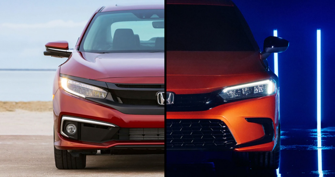 So sánh thiết kế Honda Civic 2022 với Civic 2021: Xe nào đẹp hơn?