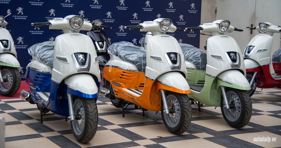 Thaco sẽ lắp ráp và phân phối xe máy Peugeot tại Việt Nam