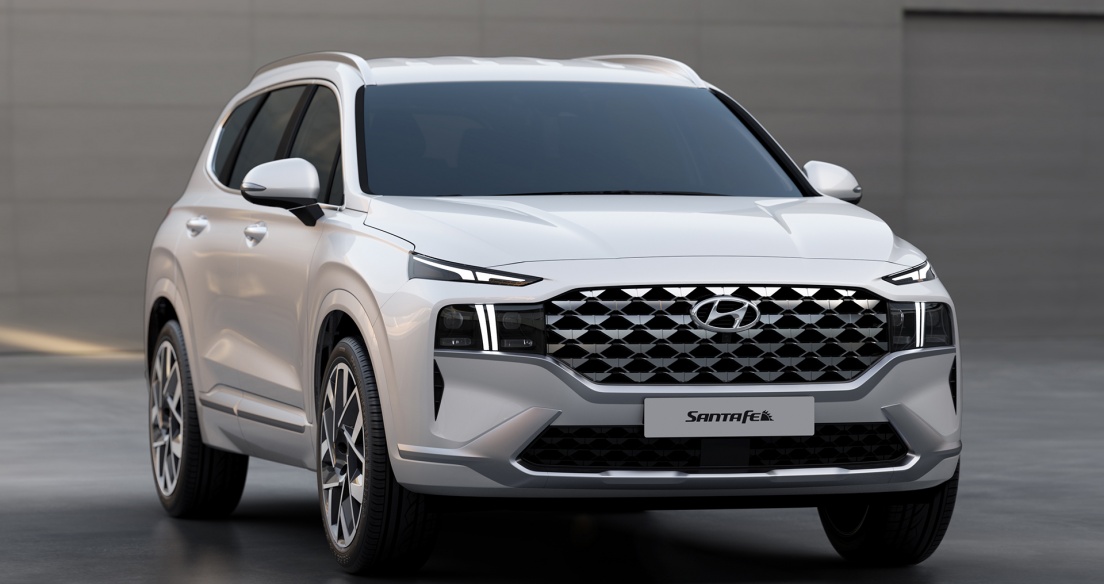 Hyundai Santa Fe 2021 có bản đầu bảng Calligraphy đầy công nghệ xịn sò, chờ về Việt Nam