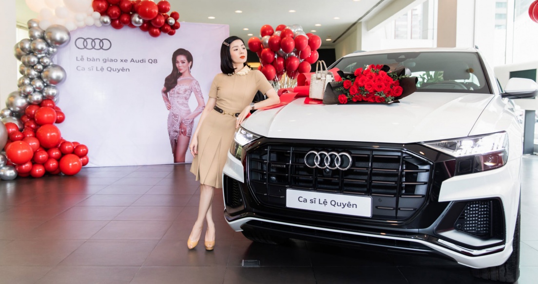 Ca sĩ Lệ Quyên tậu Audi Q8 chính hãng tại Việt Nam
