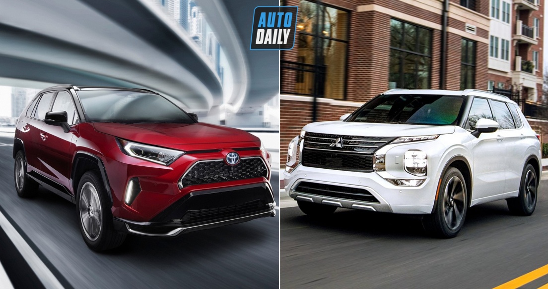 Toyota RAV4 vs Mitsubishi Outlander 2022: Cuộc chiến crossover Nhật