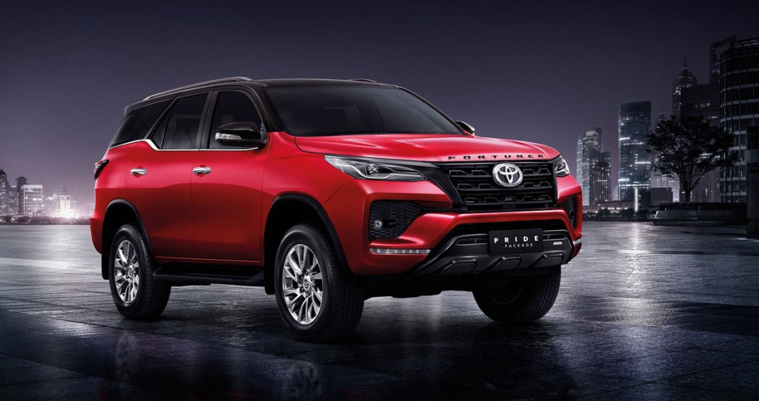Toyota Fortuner 2021 thể thao hơn với gói trang bị Pride Package II
