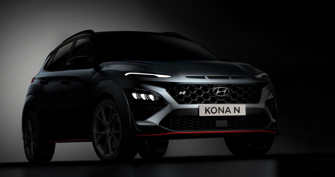 Hyundai Kona N 2022 lộ diện với thiết kế đậm chất thể thao