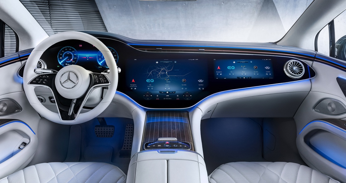 Mercedes-Benz công bố nội thất sedan hạng sang chạy điện EQS, tháng 8 ra mắt