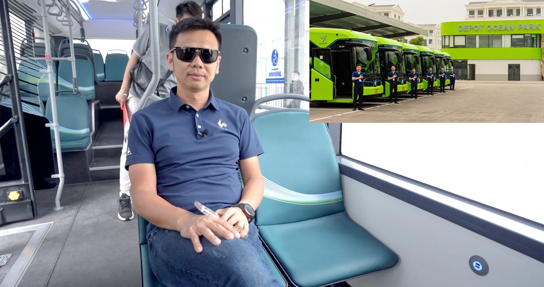 Thử làm hành khách trên VinBus - TẤT TẦN TẬT về xe buýt điện thông minh VinFast mà bạn muốn biết