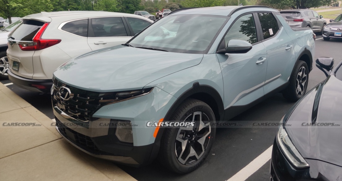Cận cảnh Hyundai Santa Cruz 2022 ngoài đời thực: Liệu có gây sốt?