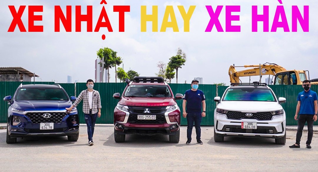So sánh xe SUV Hàn - Nhật - Nên chọn Santa Fe, Sorento hay Pajero Sport có giá từ 1,2 - 1,4 tỷ