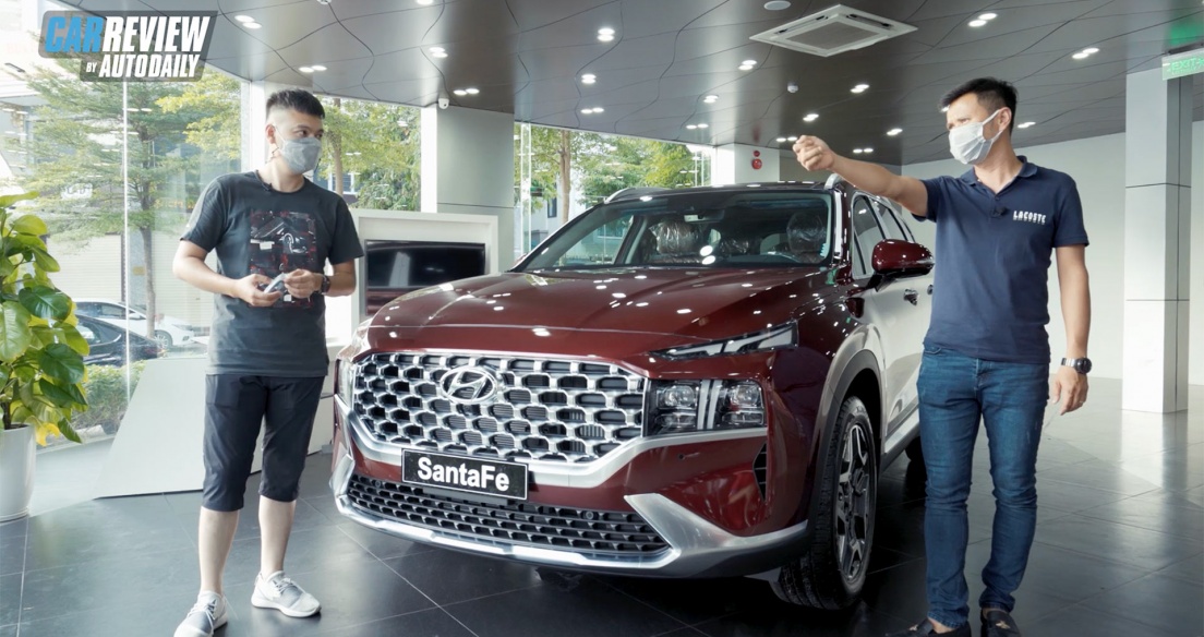 Trải nghiệm nhanh HÀNG NÓNG Hyundai Santa Fe 2021 vừa về đại lý