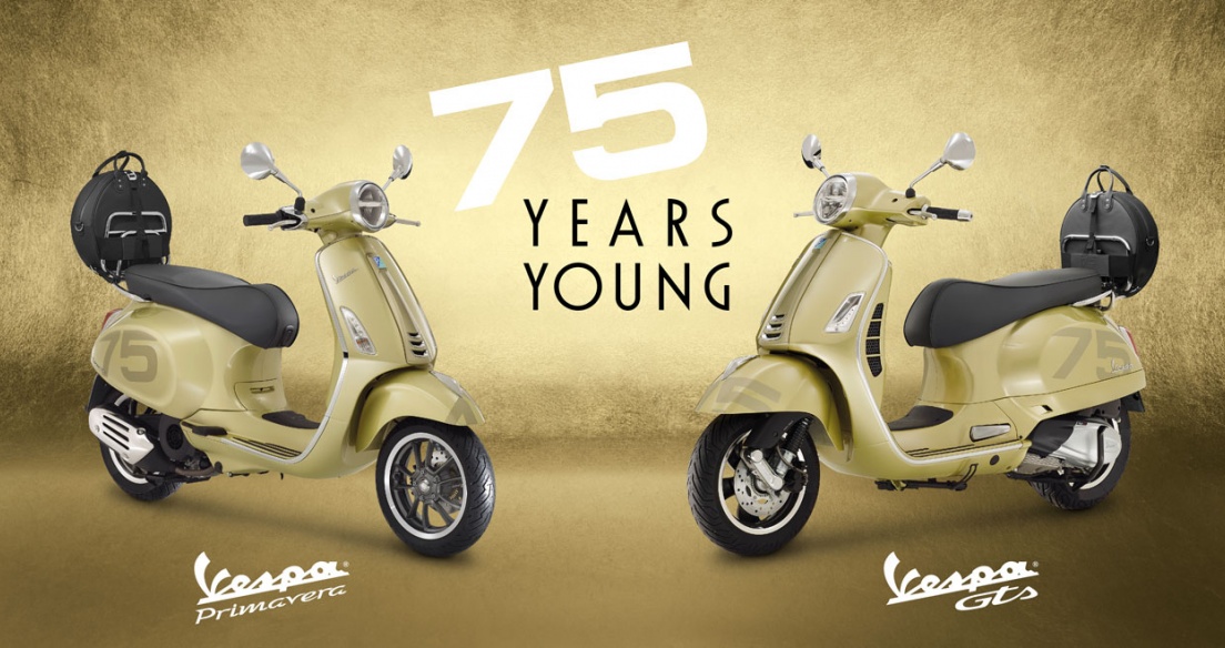 Ra mắt Vespa Primavera và GTS bản đặc biệt kỉ niệm 75 năm