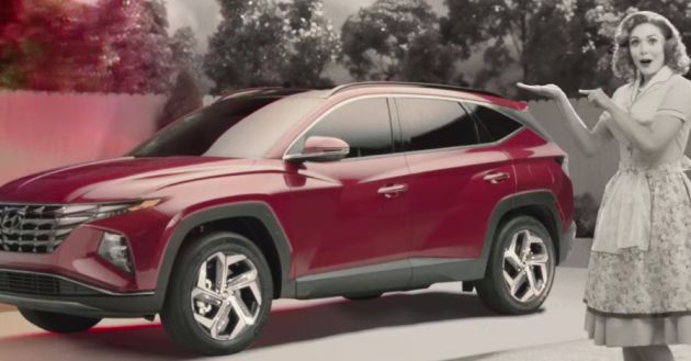 Hyundai Tucson 2021 xuất hiện trong quảng cáo loạt phim truyền hình Marvel