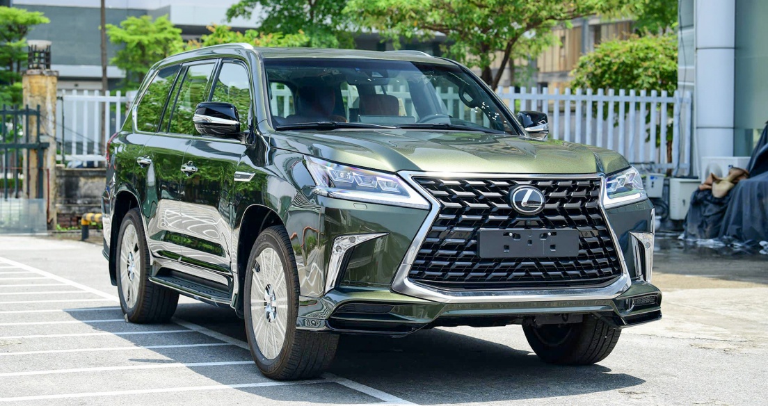 Diện kiến Lexus LX570 SuperSport 2021 độ MBS màu Nori Green Pearl hơn 9 tỷ