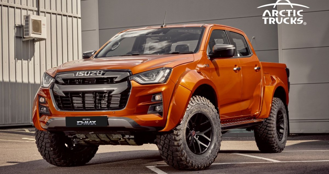 Isuzu D-Max 2022 phiên bản độ thân rộng, lốp 35 inch ra mắt