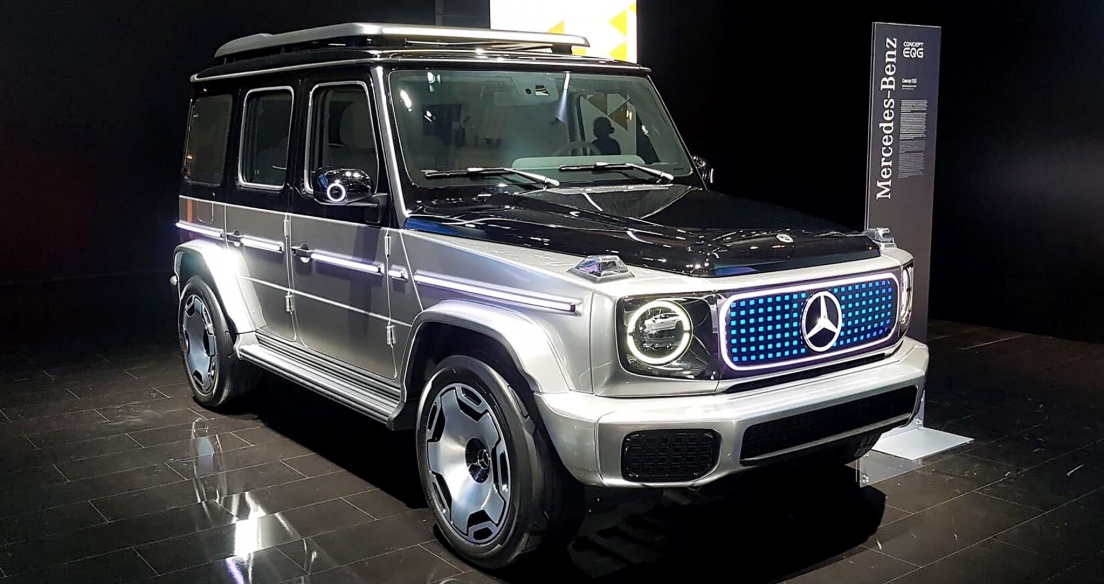 Cận cảnh Concept Mercedes-Benz EQG - G-Class chạy điện trong tương lai