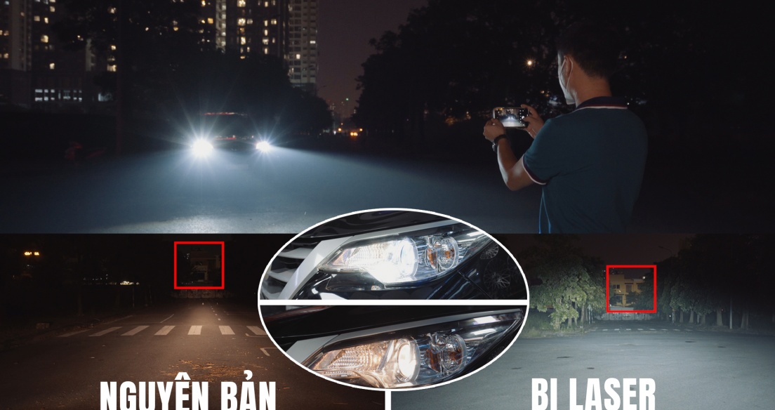 Nâng cấp đèn "zin" lên Bi Lazer Titan Platinum Plus 9+3: Đáng đồng tiền và hiệu quả thực sự bất ngờ?