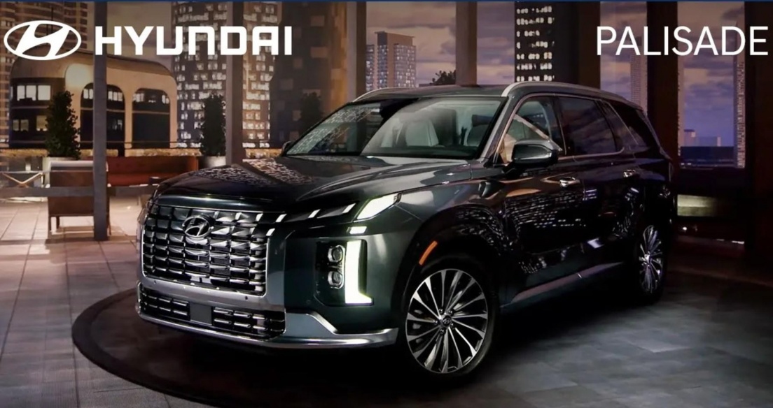 Hyundai Palisade 2023 lộ diện ngay trước ngày ra mắt