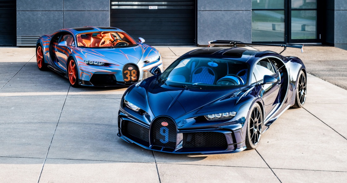 Cặp đôi Bugatti Chiron sở hữu màu sơn cá nhân hoá mất 5 tuần để hoàn thiện
