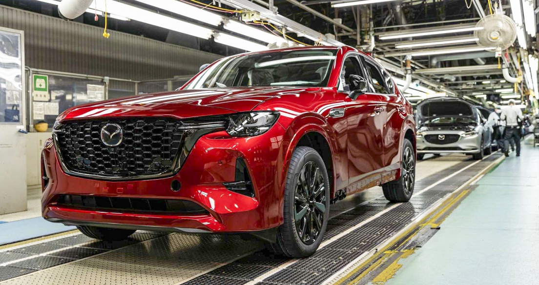 Mazda CX-60 2023 bắt đầu được sản xuất