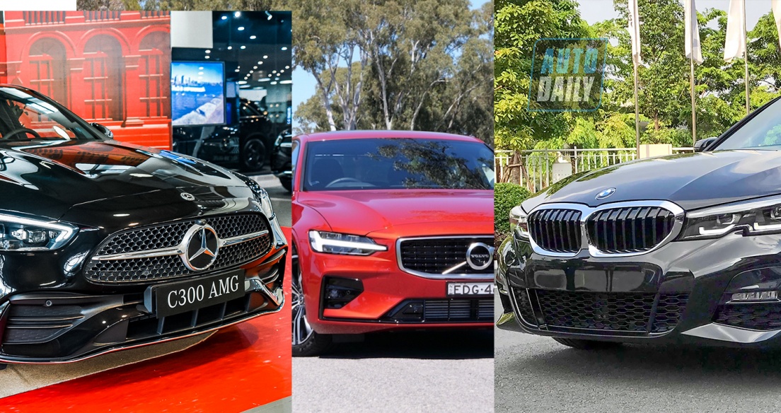 Khoảng 2 tỷ chọn Mercedes-Benz C300 AMG 2022, BMW 330i M-Sport hay Volvo S60 R-Design?