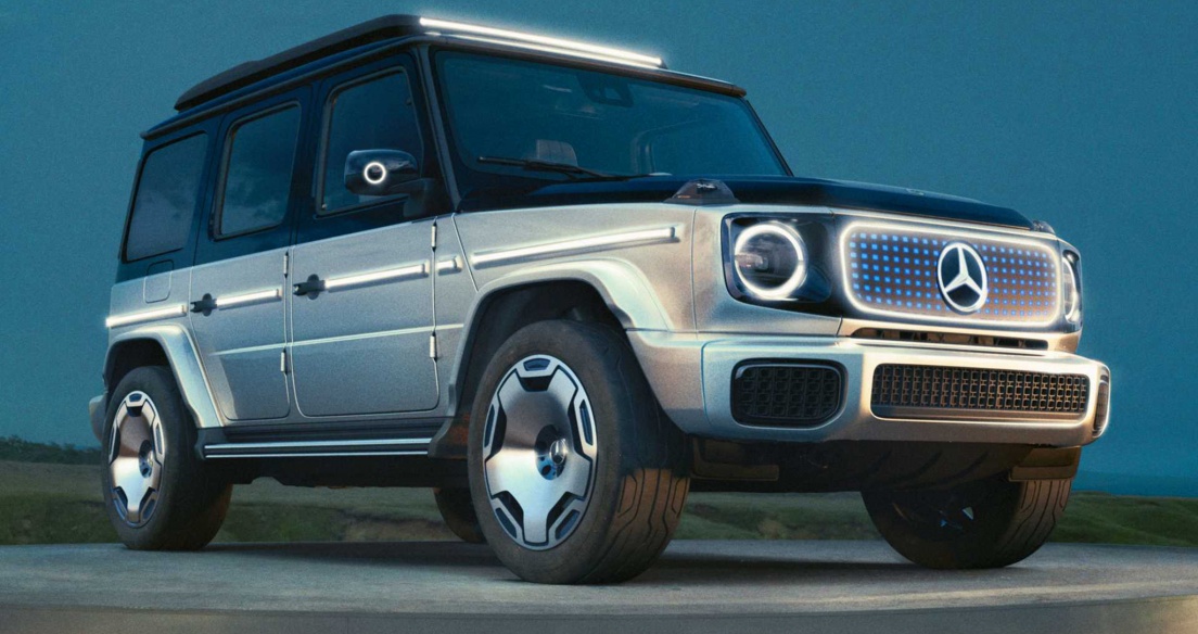Mercedes-Benz G-Class chạy điện có thể quay tròn tại chỗ như xe tăng