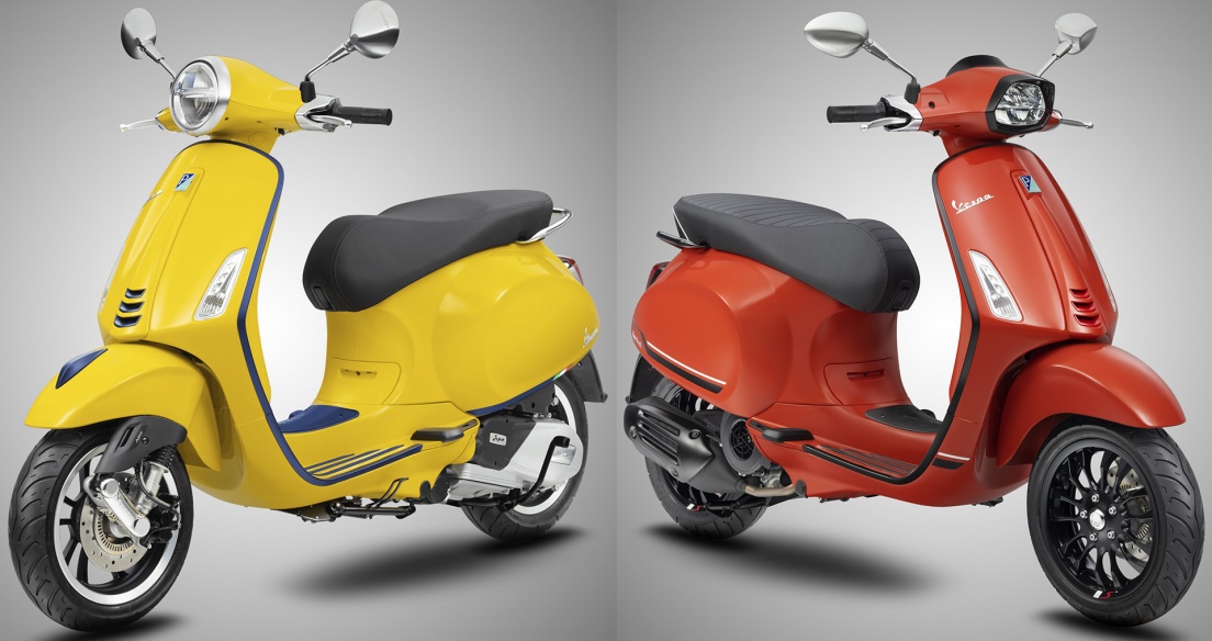 Vespa Sprint và Vespa Primavera ‘khoác áo mới’ sống động đón hè 2022
