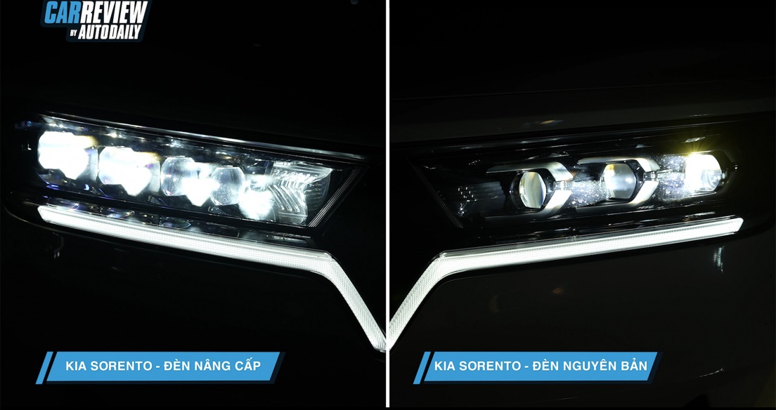 Sự khác biệt giữa đèn "zin" và đèn nâng cấp - Trải nghiệm thực tế Xlight F+ Pro và Xlight F+ Ultra