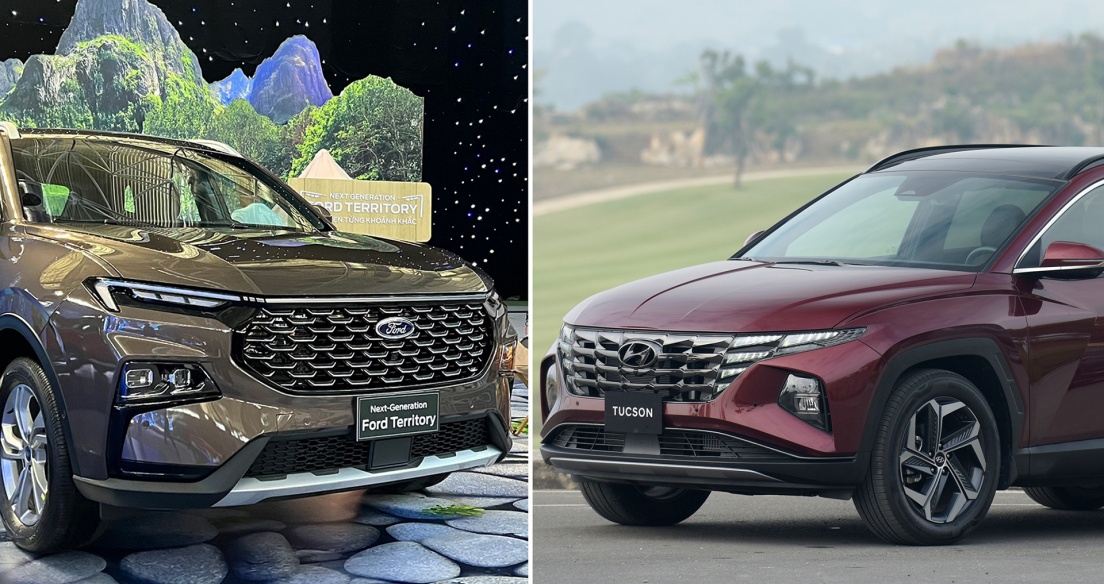 Chênh lệch 85 triệu, chọn “tân binh” Ford Territory hay Hyundai Tucson 2022?