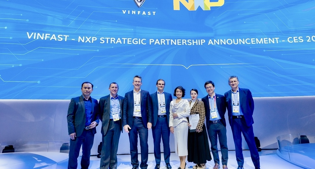 VinFast hợp tác NXP phát triển xe điện thông minh