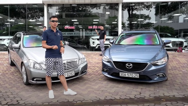 600 triệu, chọn Mercedes E300 10 năm hay Mazda6 5 năm?