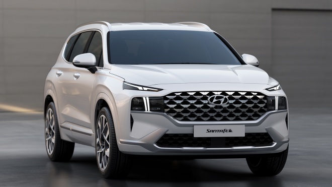 Hyundai Santa Fe 2021 có bản đầu bảng Calligraphy đầy công nghệ xịn sò, chờ về Việt Nam