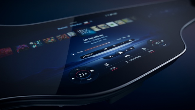 Siêu màn hình cảm ứng Hyperscreen sắp có trên xe Mercedes