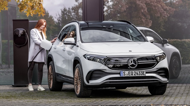 Chi tiết Nội thất, Ngoại thất Mercedes EQA 2021