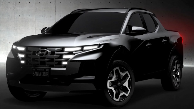 NHÁ HÀNG bán tải Hyundai Santa Cruz 2022 - Chờ BOM TẤN lộ diện