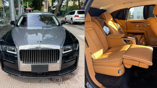 Sedan siêu sang Rolls-Royce Ghost EWB 2021 đầu tiên về Việt Nam