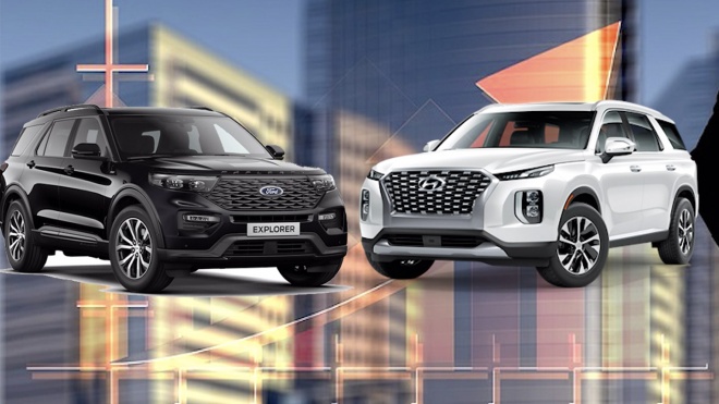 Trên 2 tỷ, chọn Ford Explorer hay Hyundai Palisade - SUV Mỹ đấu SUV Hàn
