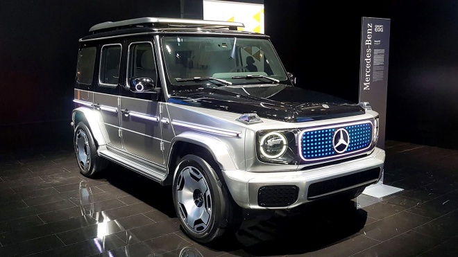 Cận cảnh Concept Mercedes-Benz EQG - G-Class chạy điện trong tương lai