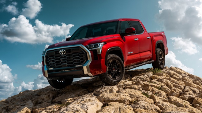 Bán tải Toyota Tundra 2022 ra mắt: Thiết kế táo bạo, động cơ V6 mới