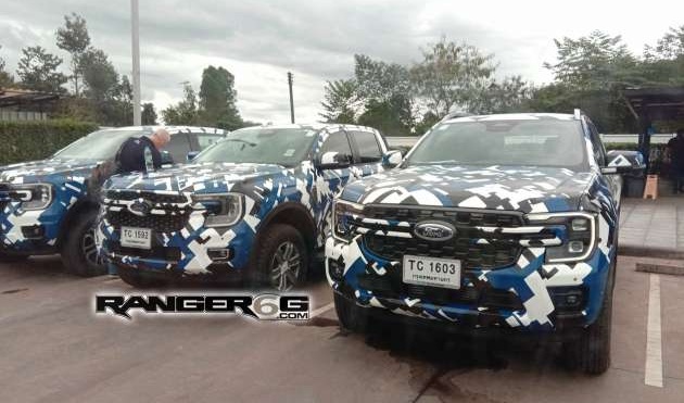 Ford Ranger 2022 tiếp tục lộ diện với 3 phiên bản: XLT, FX4, Wildtrak