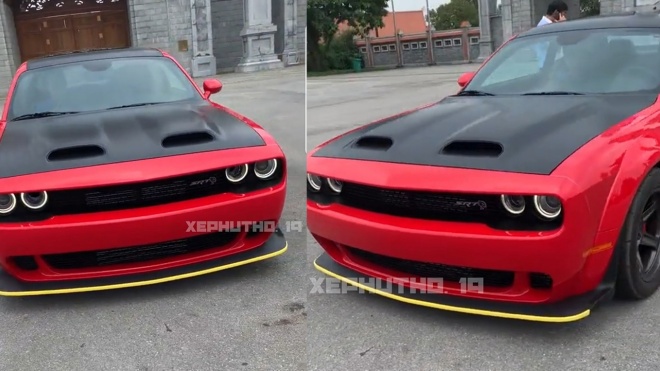 Dân chơi Phú Thọ tậu Dodge Challenger SRT Super Stock mạnh hơn 800 mã lực