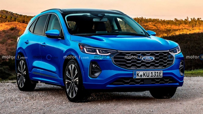 Xem trước thiết kế ngoại thất của Ford Escape 2023: Nam tính và bắt mắt hơn