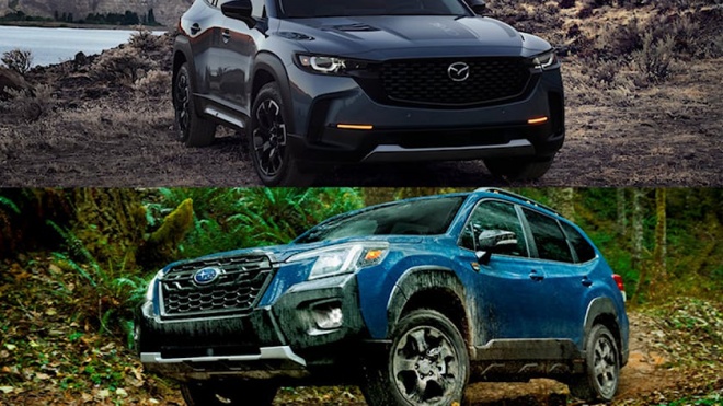 So sánh Mazda CX-50 và Subaru Forester: Chọn mẫu crossover Nhật nào?