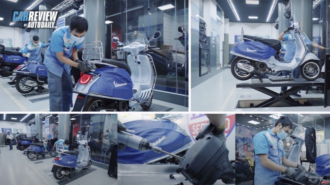 Trải nghiệm dịch vụ hậu mãi của Piaggio và Vespa: Bất ngờ với chi phí bảo dưỡng