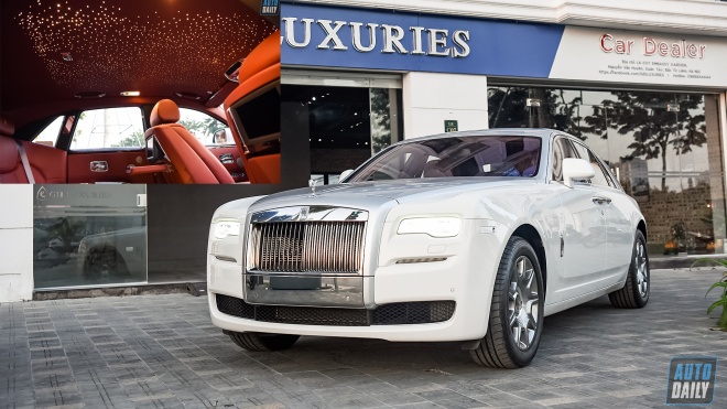 Rolls-Royce Ghost 2016 mới 100% được chào bán hơn 1 triệu USD tại Việt Nam